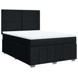 vidaXL Boxspringbett 140 x 200 cm Schwarz