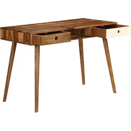vidaXL Schreibtisch 110 x 55 x 76 cm massivholz