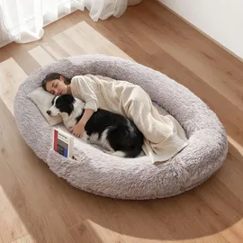 Vevor Hundebett für Menschen 1710 x 1000 mm grau