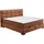 ed exciting design Boxbett ED EXCITING DESIGN "Nagol", braun (cognac), B:205cm L:214cm, 100% Polyester, Komplettbetten, mit Bettkasten, mit Wendematratze, erhältlich in verschiedenen Breiten