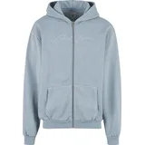 Karl Kani Autograph Heavy OS Zip Hoodie - blau
