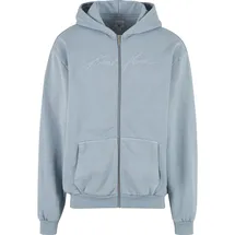 Karl Kani Autograph Heavy OS Zip Hoodie - blau