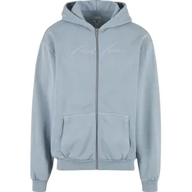 Karl Kani Autograph Heavy OS Zip Hoodie - blau