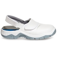 Abeba Berufsschuh Clog weiß/grau 2120, SB, EU-Schuhgröße: 38