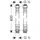 Hansgrohe Anschluss-Schlauch-Set 2-Loch Wannenrandthermostat