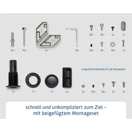 Hörmann Kaminholzregal Trend-V Typ 2 Metall 181 x 103 x 198 cm anthrazitgrau
