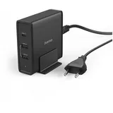Hama Universal-USB-C-Ladestation, 3 Ports, Netzteil