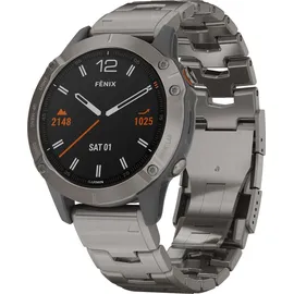 Garmin fenix 6 Saphir grau / titan