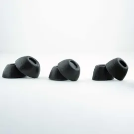 COMPLY TrueGrip MAX | Premium Memory Schaumstoff Ersatz-Ohrstöpsel für AirPods Pro 3 Schwarz Größe Mix (Apple AirPods), Kopfhörer Ersatzteile,