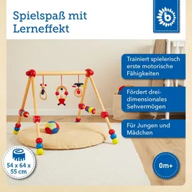 Bieco höhenverstellbares Baby-Gym Holz
