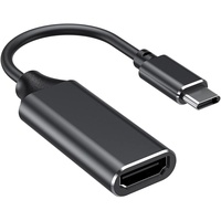 Hoplaza USB C , Typ c zu HDMI 4K Adapter (Thunderbolt 3 kompatibel) für MacBook Pro 2018/2017, iPad Pro 2018, Samsung Note 9/S9/S10, Huawei Mate 20/P20 und mehr (Schwarz)