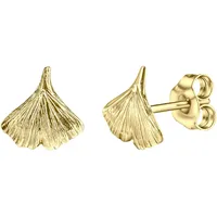 Firetti Paar Ohrstecker »Schmuck Geschenk, Ohrringe Gingko, Gold 333«,