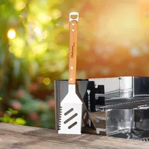 Gravidus Grillbesteck 41 cm Edelstahl Holz braun