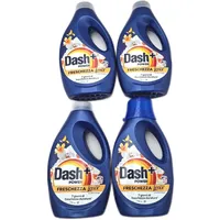 Dash Power Flüssigwaschmittel für Waschmaschine, 92 Waschgänge (4 x 23), Frische von Lenor, Gold und Vanilleblüten, 7 Tage Frische