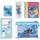 Grupo Erik Schreibwaren Disney Stitch -3 A6 Notuzbücher - Federmäppchen Groß - Büroklammern - 4 Textmarker - Notizzettel Klebend Disney Fanartikel