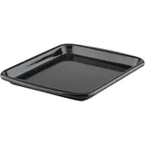 RIESS Riess, 0398-022, Mini-Backblech, 24.8 x 20 cm, CLASSIC - BACK- UND BRATFORMEN, Höhe 2,0 cm, Emaille, Schwarz, Induktion