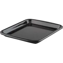 RIESS Riess, 0398-022, Mini-Backblech, 24.8 x 20 cm, CLASSIC - BACK- UND BRATFORMEN, Höhe 2,0 cm, Emaille, Schwarz, Induktion