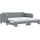 vidaXL Tagesbett 90 x 200 cm Hellgrau