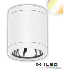 ISOLED Außenstrahler Aluminium 10,7 cm dimmbar IP65 weiß