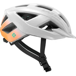 LAZER Fahrradhelm  Cerro KinetiCore, White Flash Orange M