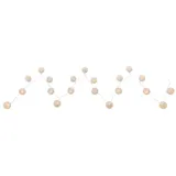 GLOBO LED Lichterkette Geflecht 3 m Weiß
