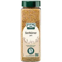 FUCHS Professional - Senfkörner ganz | Gewürz für eingelegtes Gemüse | Mit praktischem Streuaufsatz | 700 g im großen Streuer