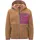 TROLLKIDS Aurlandsfjord Jacke - Almond / Bright Berry / Madeira Blue - 116 cm