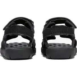 Timberland Perkins Row 2-strap, Unisex-Kinder Peeptoe Sandalen, Schwarz EU - 24 EU