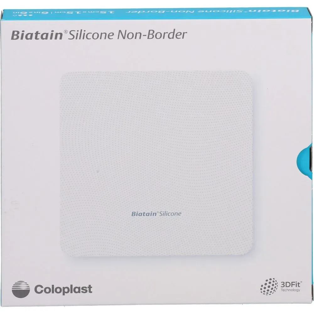 BIATAIN Silicone Non-Border Schaumverb.15x15 cm 5 St
