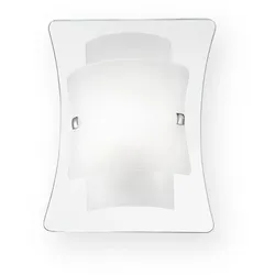 Ideal Lux Wandleuchte TRIPLO AP1, 1-flammig, E27, transparent IDEA-026473