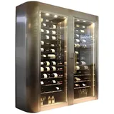 JV Möbel Weinschrank Weinkühlschrank Schaukasten Weinmöbel Schrankvitrine