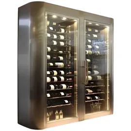 JV Möbel Weinschrank Weinkühlschrank Schaukasten Weinmöbel Schrankvitrine