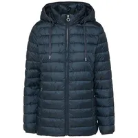 S.Oliver Leichte Steppjacke mit abnehmbarer Kapuze, Marine, 36
