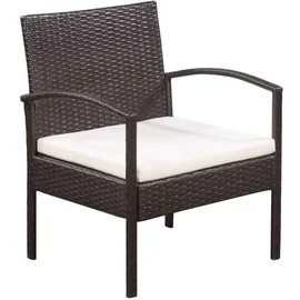 vidaXL Garten-Lounge-Set 5-tlg. braun 44184