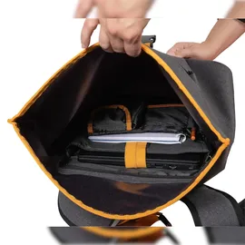 Exacompta Rucksack Exactive Young Kunstfaser grau