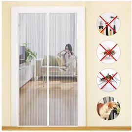luxuskollektion Fliegengitter Tür Magnet 90 x 220 cm