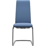 Stressless® Polsterstuhl Laurel, High Back, Größe M, mit Beinen aus Stahl in Chrom glänzend blau