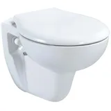 Belvit Taharet Bidet Wand-Hänge WC mit WC-Sitz Weiß