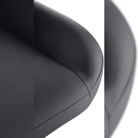 CLP Barhocker Braga Gold Kunstleder schwarz