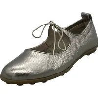 Hispanitas für Damen. HV254076 Goldene Bombay Leder Ballerinas 37