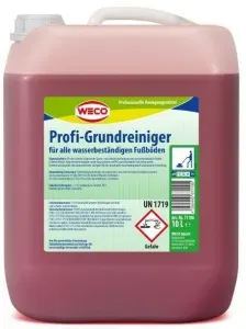 WECO Profi-Gundreiniger, Für alle wasserbeständigen Fußböden, 10 l - Kanister