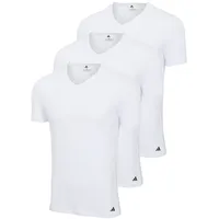adidas Herren 3er Pack - Shirt, Active Core Cotton Weiß M
