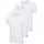 adidas Herren 3er Pack - Shirt, Active Core Cotton Weiß M