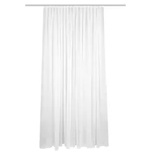 HOMEbasics 41694 Store/Gardine 'FLAMIO', transparenter Fertigstore, Farbe: Weiß, Größe:225 x 300 cm