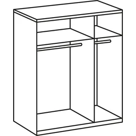 WIMEX Kleiderschrank WIMEX "New York", weiß, B:135cm H:208cm T:58cm, Schränke, Kleiderschrank, in vielen Breiten, 208 oder 236cm hoch