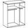 WIMEX Kleiderschrank WIMEX "New York", weiß, B:135cm H:208cm T:58cm, Schränke, Kleiderschrank, in vielen Breiten, 208 oder 236cm hoch