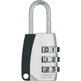 ABUS Zahlenschloss 155/20 mit Zinkdruckguss-Gehäuse - mit individuell einstellbarem Zahlencode - 30888 - Level 3 - Silber,