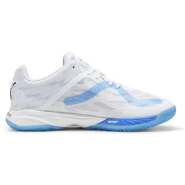 Puma Accelerate Nitro Sqd Indoor-fahrradschuhe - White / Bluemazing / Black - EU 47