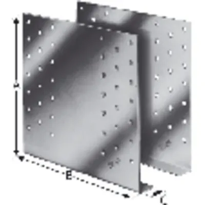 Gerberverbinder Links/Rechts, Stahl verzinkt, GERW 120-VE1