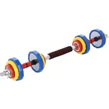 HMS Kurzhantel-Langhantelset Fitness SKC20 2x10kg